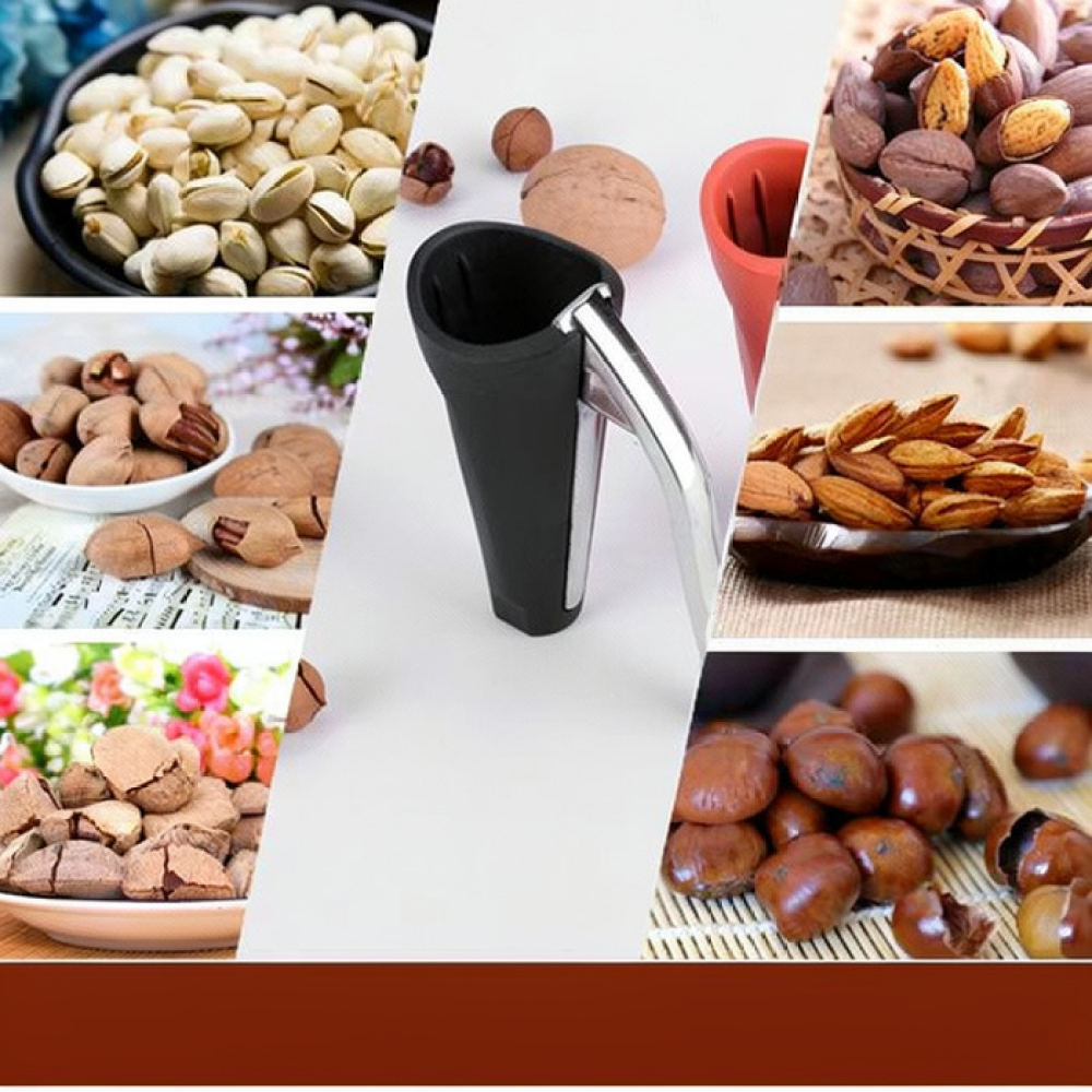 Kitchen Helper Gadgets - 휴대용 견과류 까는 도구, 플라스틱 호두