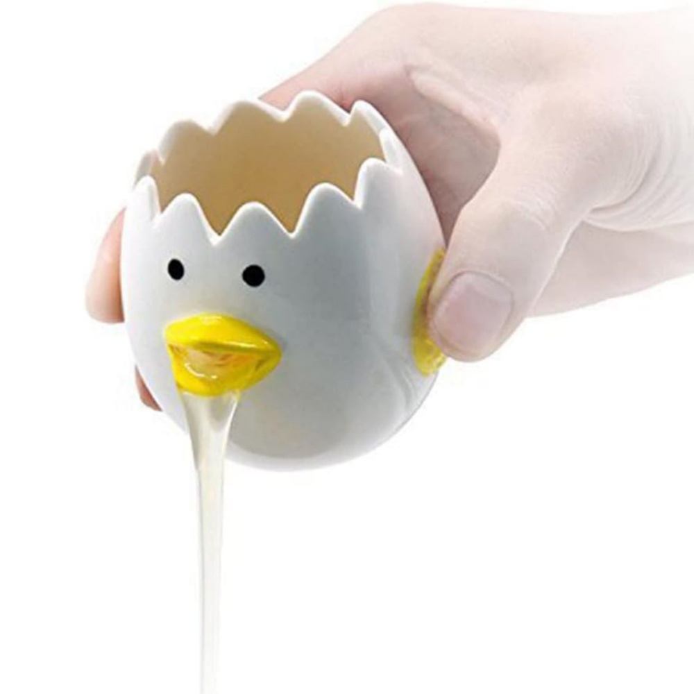 Egg Separator Tool - 귀여운 계란 분리기, 세라믹 구토형 계란