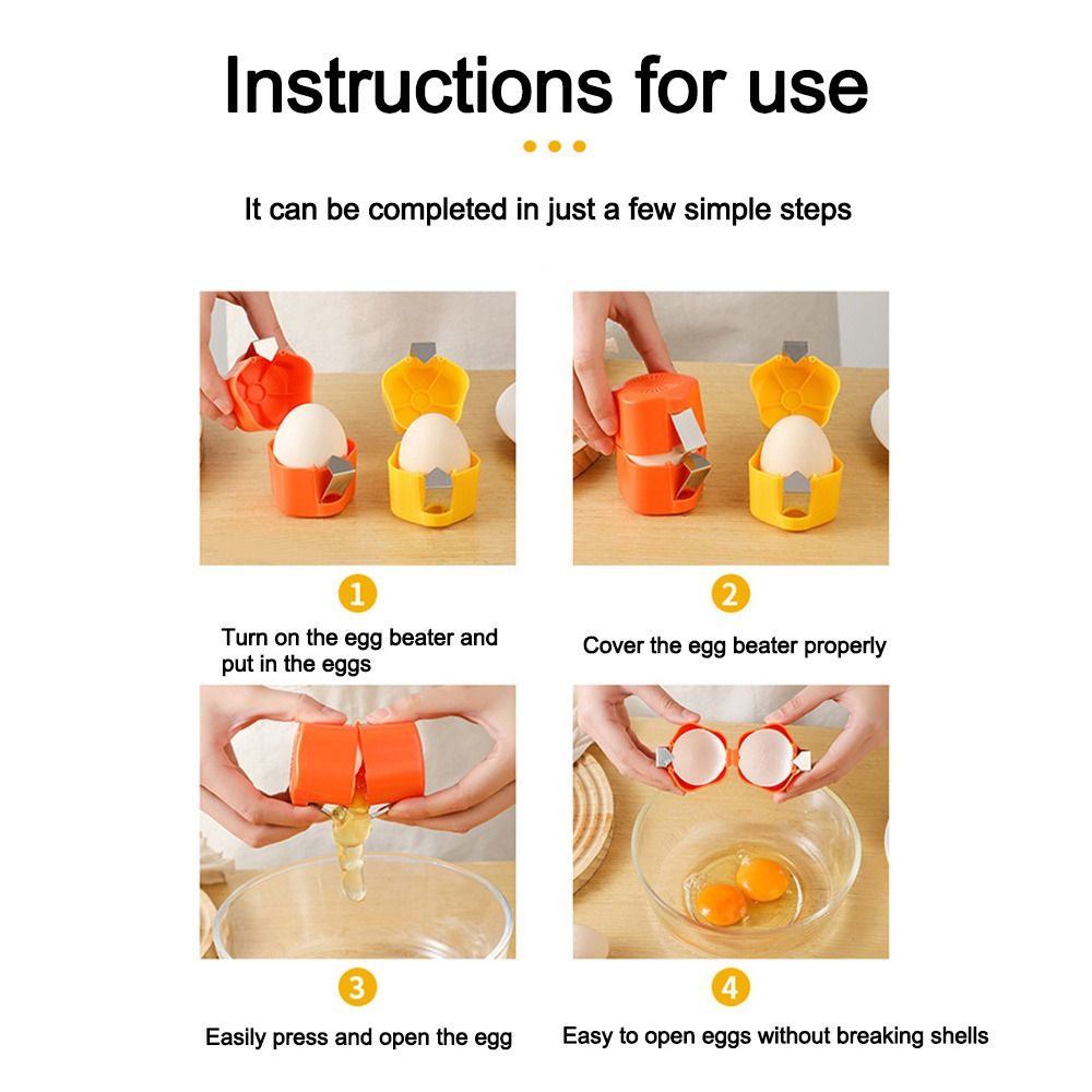 창의적인 귀여운 달걀 껍질 오프너 스테인리스 가정용 달 - Egg Separator Tool 리뷰 및 가격
