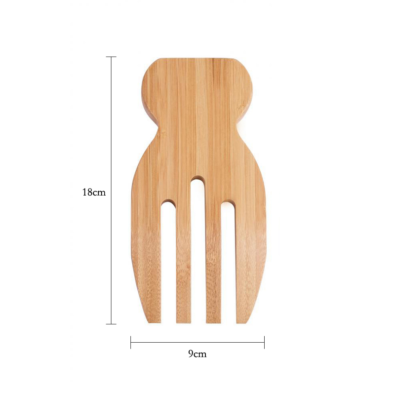 샐러드 손 대나무 샐러드 서버 대형 과일 파스타 샐러드 - Kitchen Helper Gadgets 리뷰 및 가격
