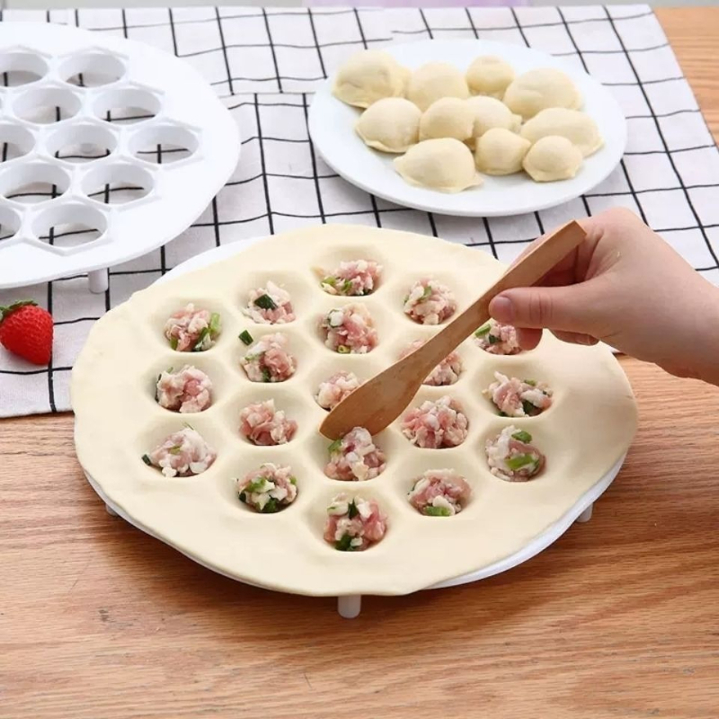 만두 틀 19구 제조기 간편 원형 가정용 주방 랩퍼 프 - Kitchen Gadgets Dumpling Maker 리뷰 및 가격