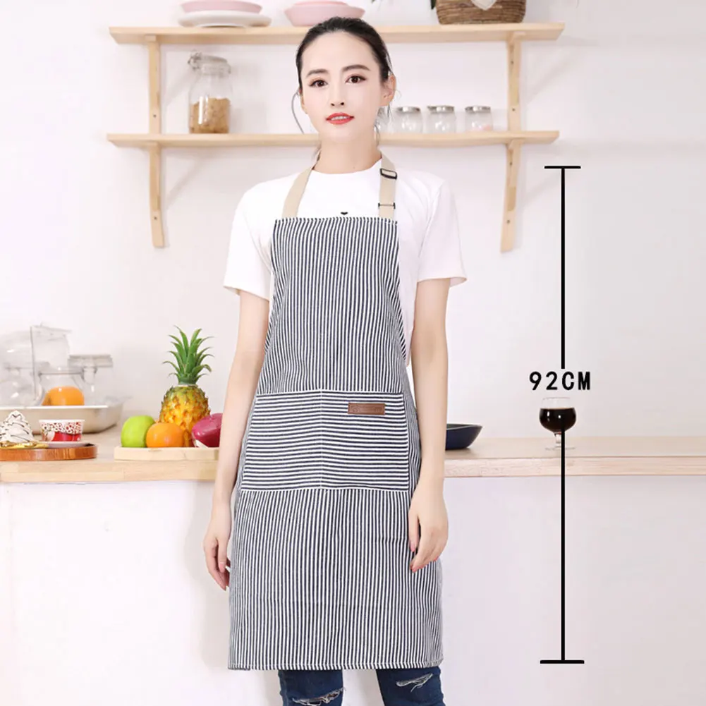 남녀 공용 스트라이프 앞치마, 다용도, 가벼운 소재,  - Kitchen Helper Gadgets 리뷰 및 가격