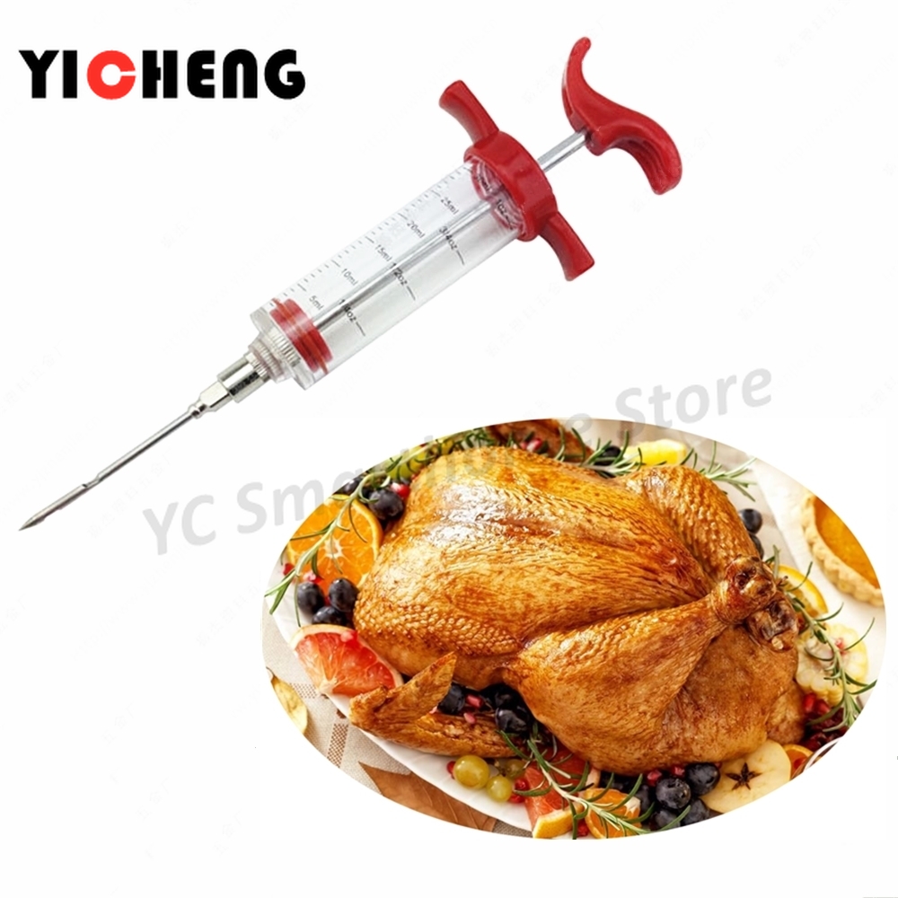 1Pcs 매리 네이드 인젝터 조미료 주사기 바베큐 소스 - Kitchen Helper Gadgets 리뷰 및 가격
